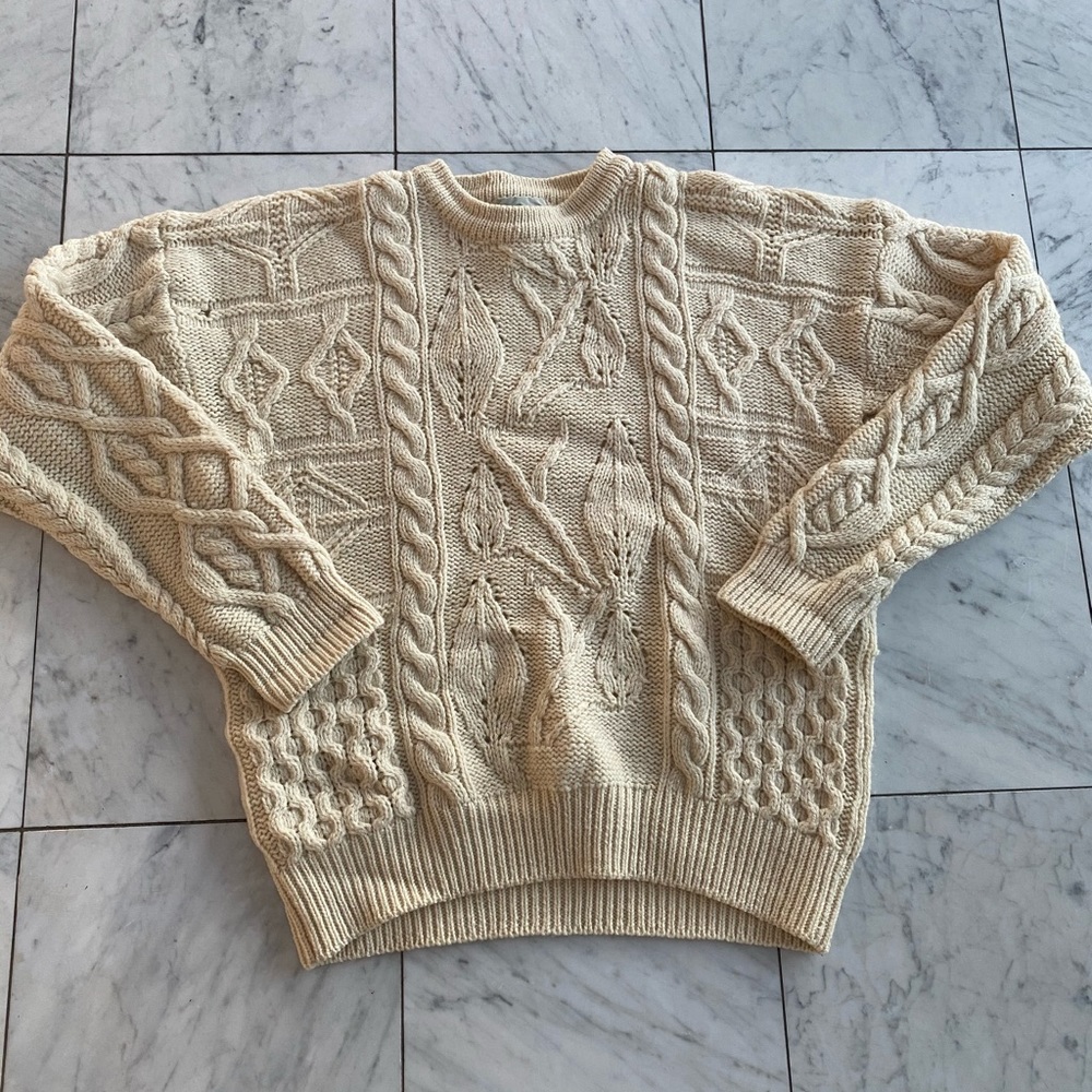 Bunratty Ireland Pure Wool Mens Size L Sweater